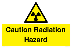 Caution Radiation Hazard